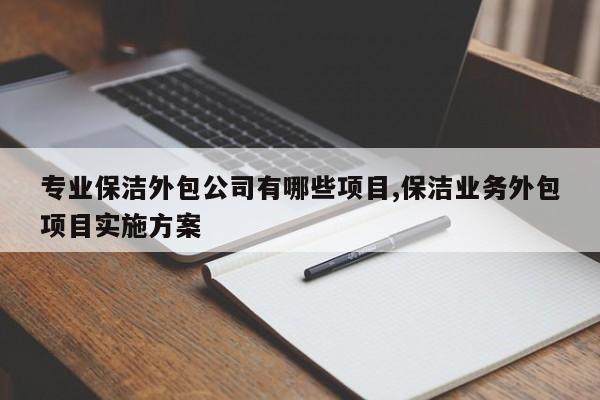 专业保洁外包公司有哪些项目,保洁业务外包项目实施方案
